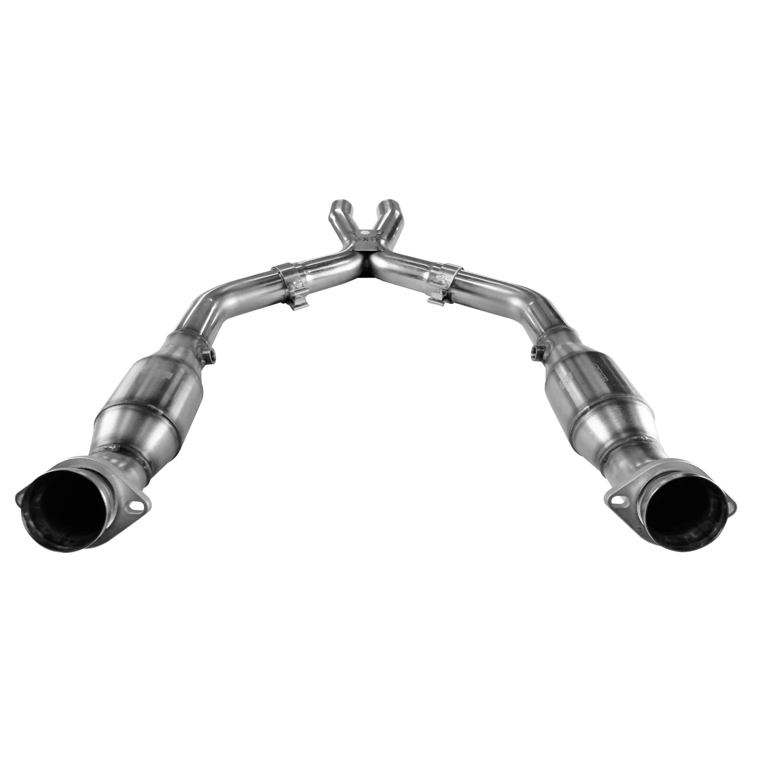 2-1/2" GREEN Catted X-Pipe.  2005-2010 Mustang GT 4.6L 3V. Req. Kooks Headers. - Image 2