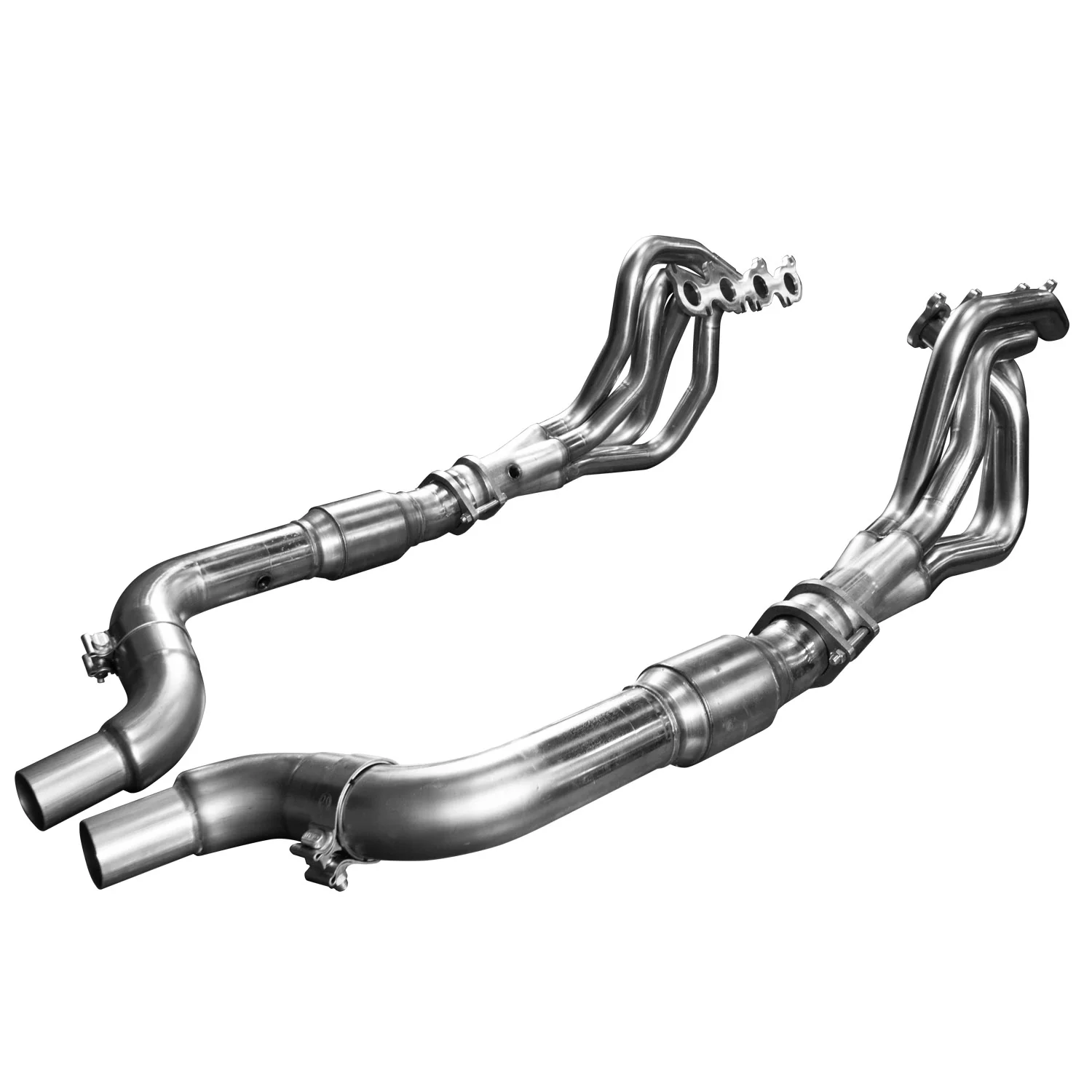 1-7/8" Stainless Headers & Catted Conn Kit. 2015-26 Mustang GT/Dark Horse 5.0L. - Image 2