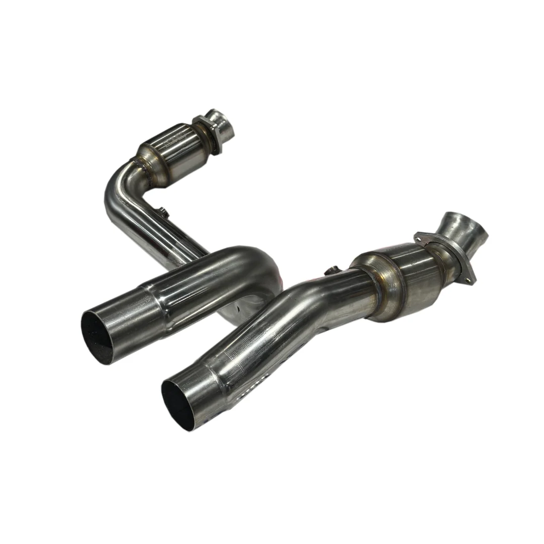 3" H.O. GREEN Catted Conn. Pipes. 2023+ Cadillac Escalade V. Req. Kooks Headers. - Image 3