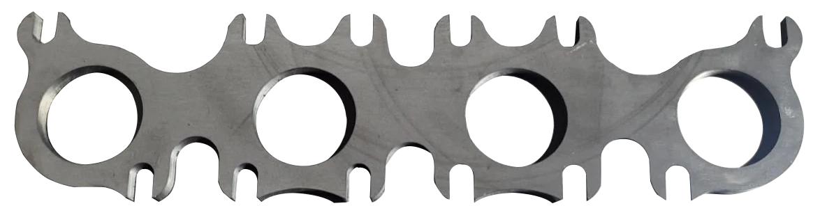 Dual Pattern Coyote 5.0L/5.2L Header Flange w/ 1-3/4" Ports. 3/8" Thick SS. - Image 2