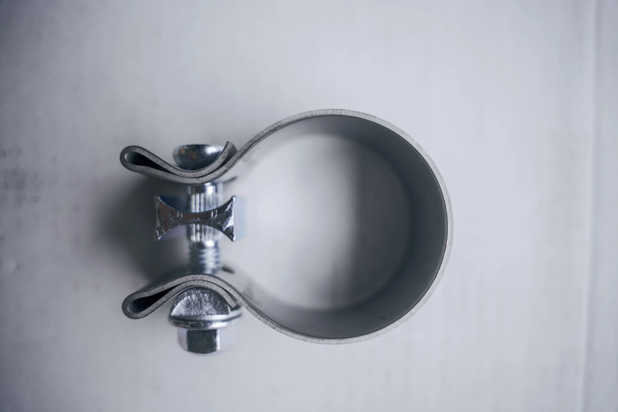 2" Stainless Steel Band Clamp for Notched Slip Joint Connections. - Image 2