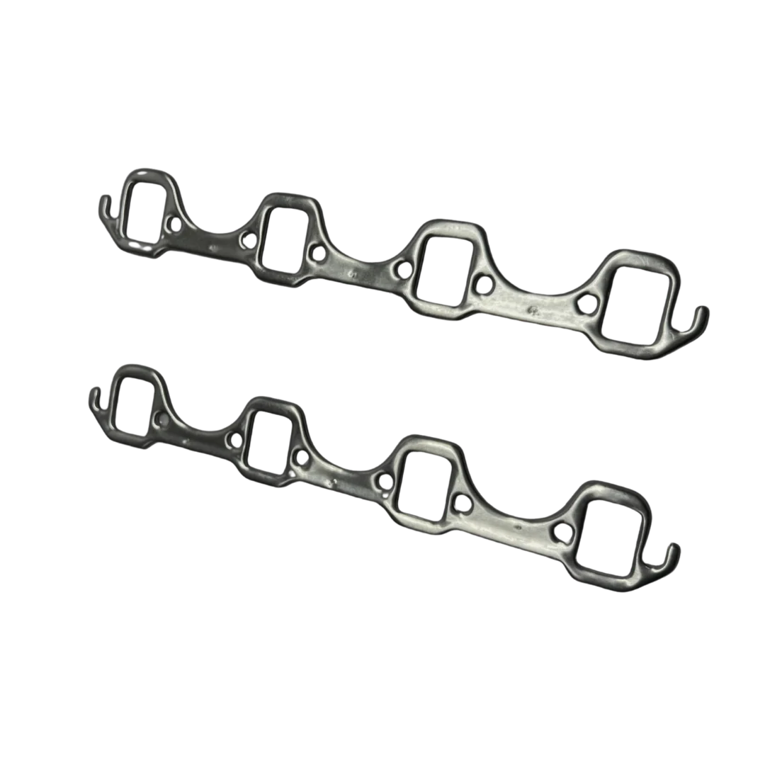 Small Block Ford -Stock Bolt Pattern Header Gasket - Multi-Layer Aluminum - Image 2