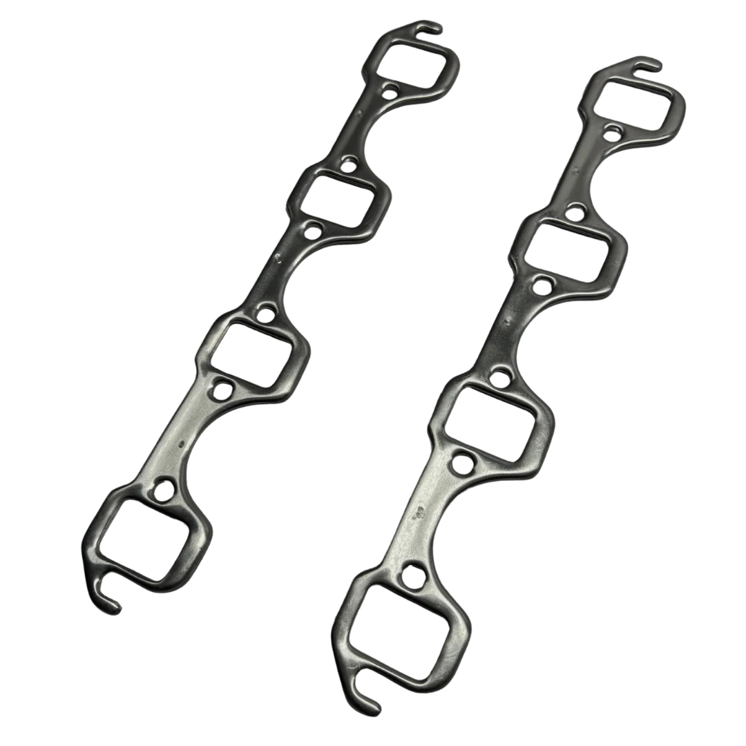 Small Block Ford -Stock Bolt Pattern Header Gasket - Multi-Layer Aluminum - Image 3